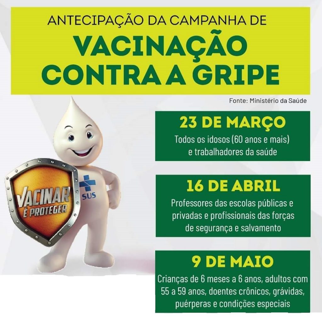 Não deixem de comparecer ao Centro de Saúde